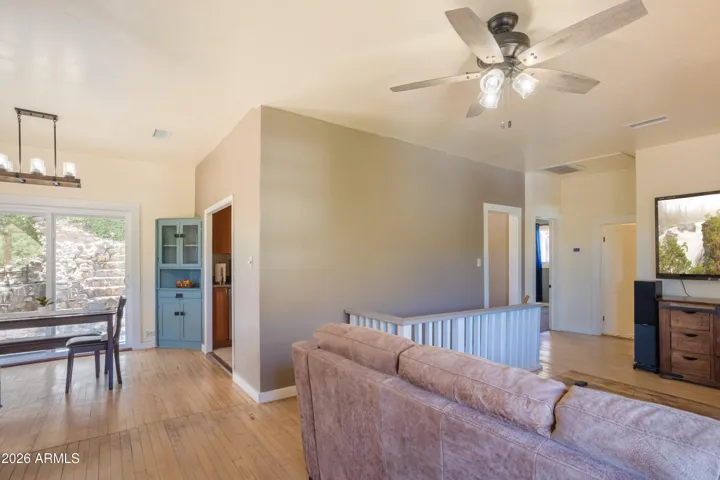 living room and dining room connect (upper level)