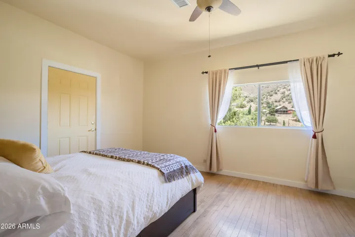 Enjoy waking up with a view! Bedroom 1 (upper level)