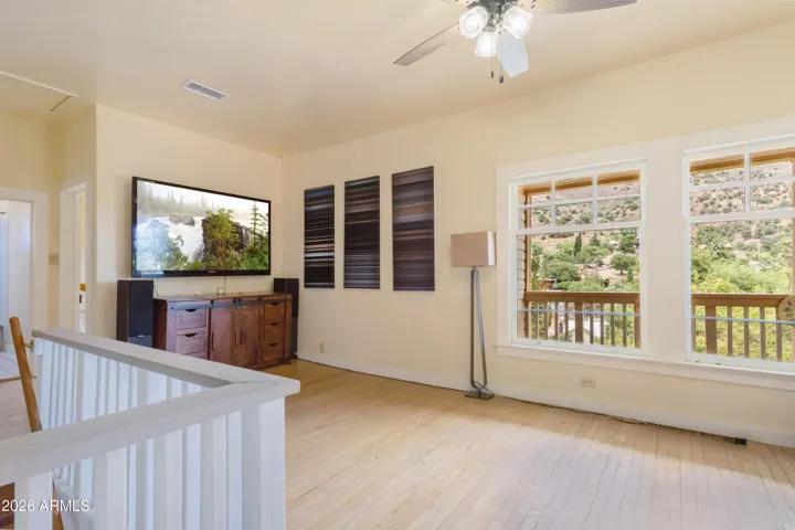 Loft style living room complete with stunning view!!