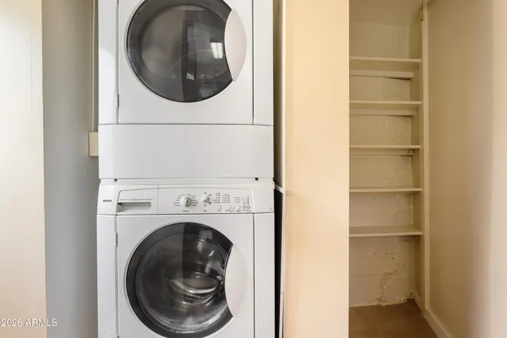 Laundry and pantry in lower level second kitchen