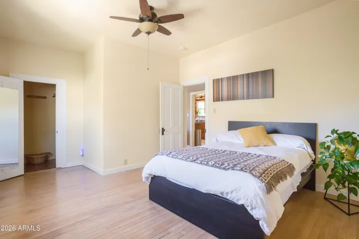 Bright and sunny bedroom with incredible views