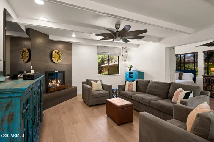 Spacious great room designed for comfortable everyday living and entertaining