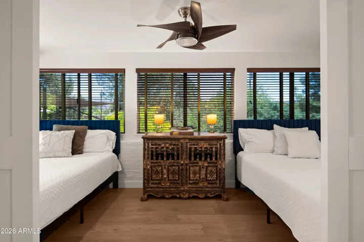 Once an Arizona room, is now set up as guest bedroom #4