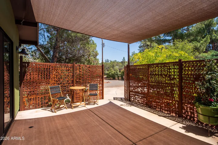 Beautifully designed casita with comfortable living space and private entrance