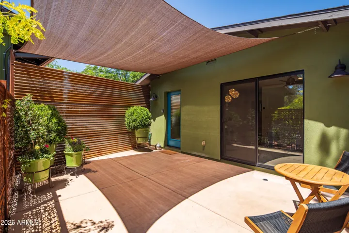 Detached 640 sq ft casita offers privacy and flexibility for guests or extended stays