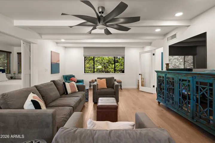 Plenty of lounging space for large gatherings