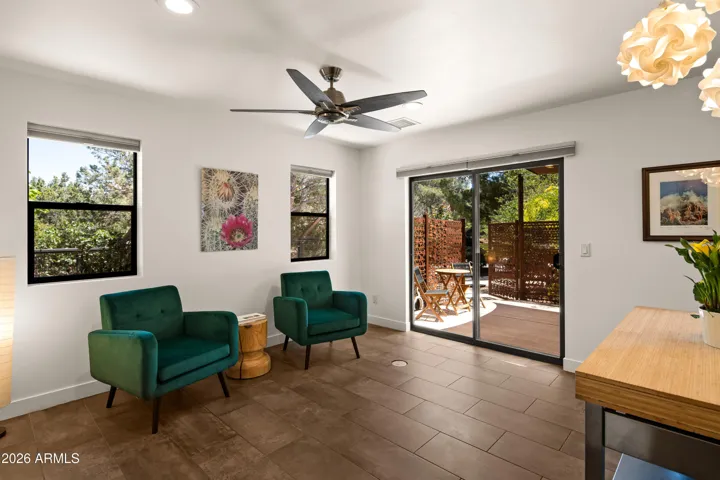Casita features a welcoming interior ideal for visitors, multigenerational living, or creative space