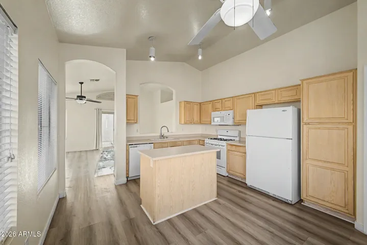 kitchen with island