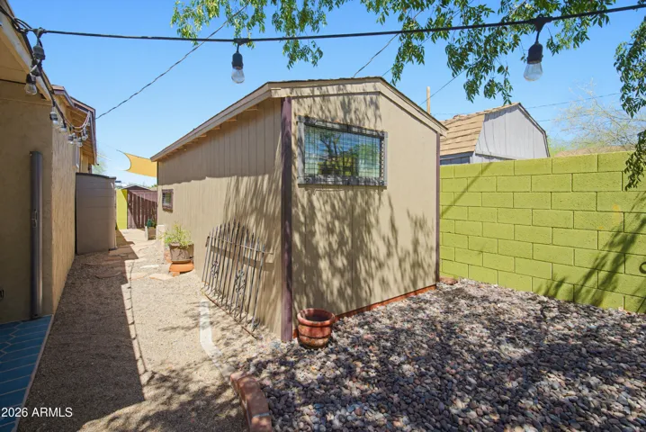 Back of the Tiny House.
