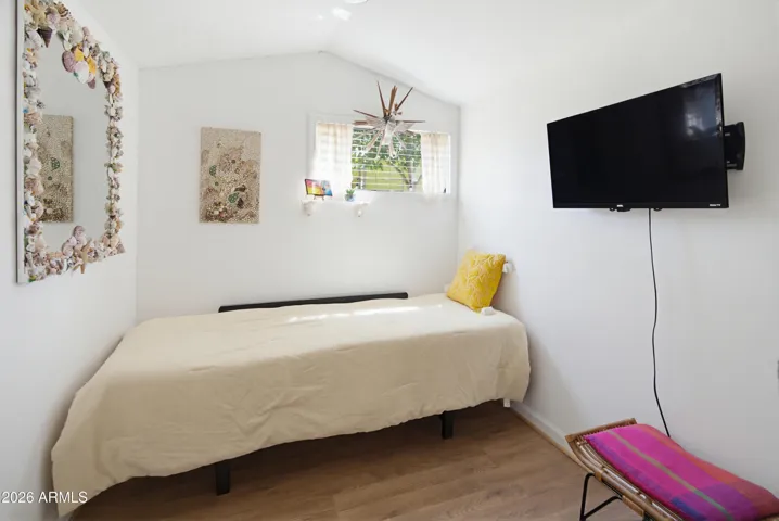 Bedroom in the Tiny House.