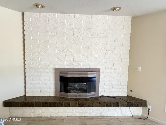 Electric fireplace which could be converted back to gas
