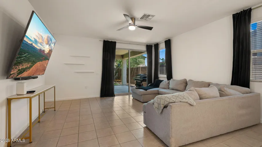 Open family room
