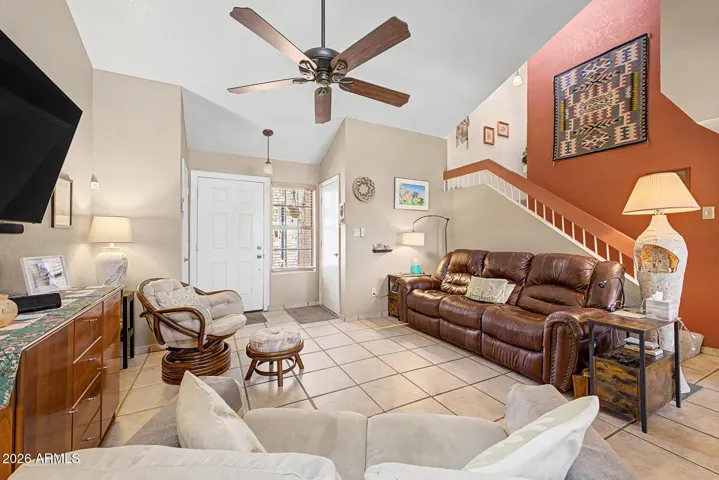 Shaded windows, 2x6 exterior walls, new appliances, insulated garage with exhaust fan and solar significantly improve energy efficiency.