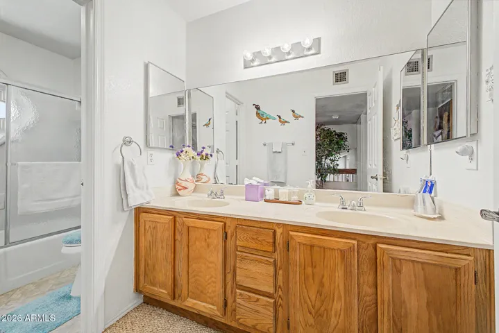 Separated from Shower/Tub and toilet.