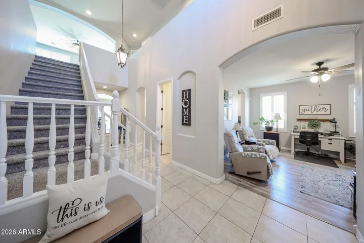 VIEW INTO FORMAL DINING ROOM (CURRENTLY USED AS DAD'S LIVING SPACE)