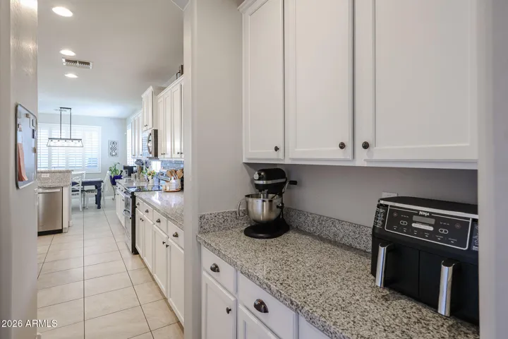 GREAT SPACE FOR COFFEE STATION & LARGE APPLIANCES