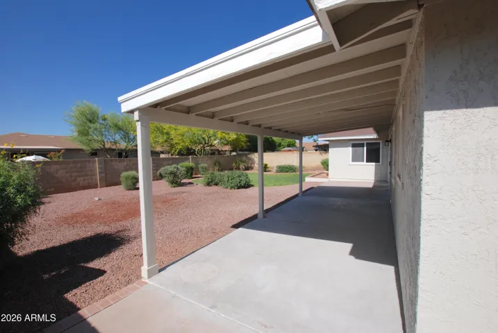 large back yard