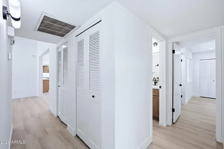 Hallway for all bedrooms
