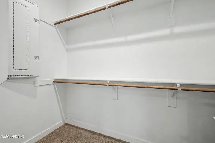 Primary closet