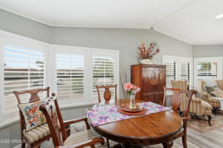 lots of natural light plantation shutters