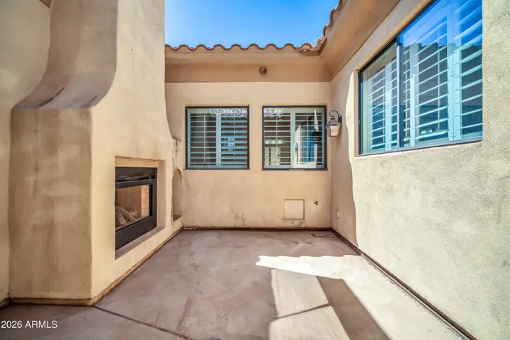 Private Primary bedroom courtyard