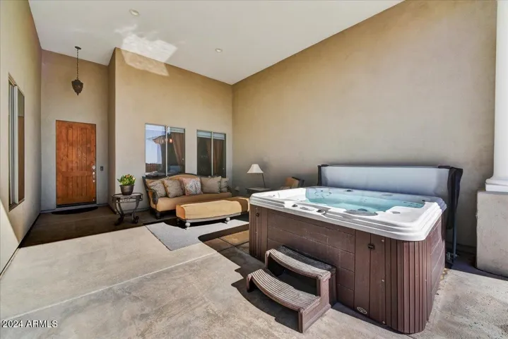 Covered front patio