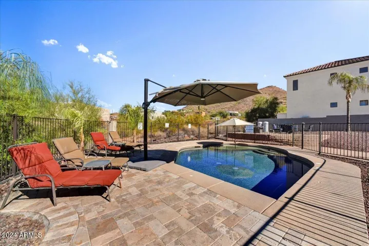 Pool patio - very private - neighbor windows do NOT have view of the backyard - inquire for more information