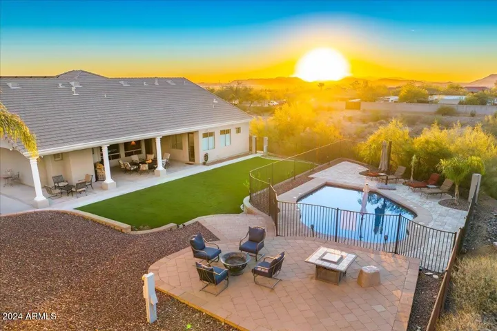 Aerial view - Sunset