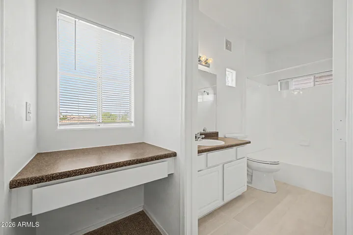 Vanity and 1st Master Bath
