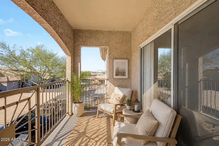 Enjoy the Arizona Sun out on the patio (digitally staged)