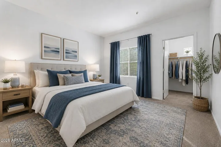 2nd Master bedroom (digitally staged)