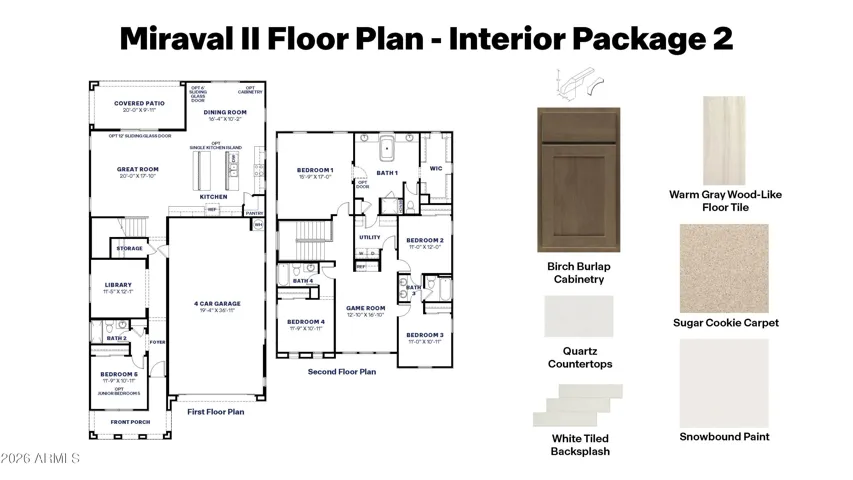 floorplan & designer selected finishes