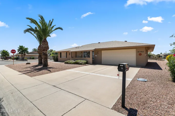 Extended front driveway.