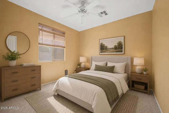 Bedroom 2 - Virtually Staged