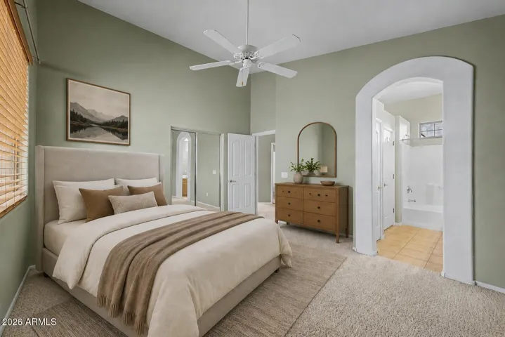 Primary Bedroom - Virtually Staged