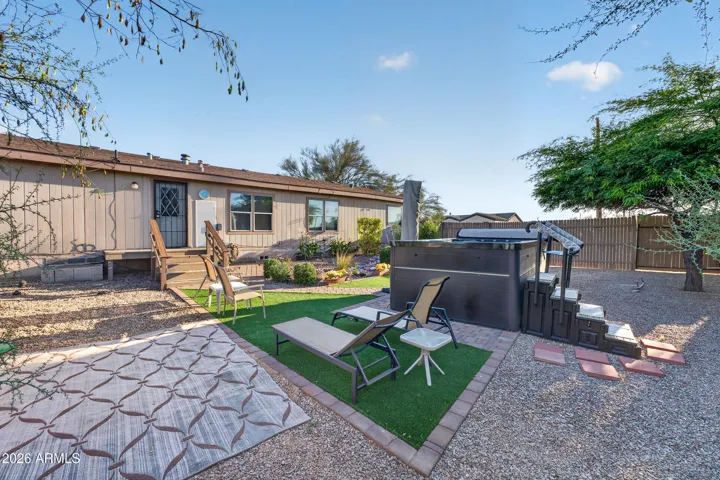 Backyard w/Artificial Turf