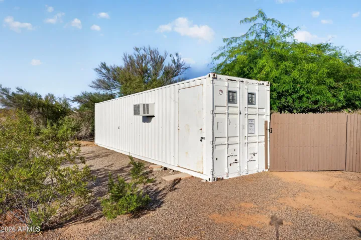 3 compartment storage shed!