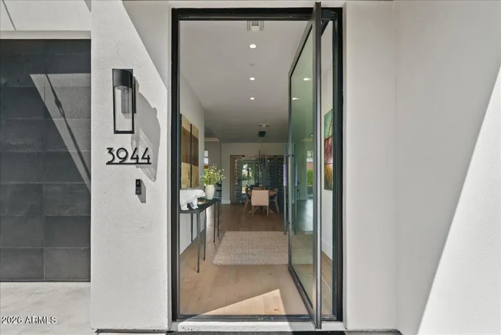 Front entry.