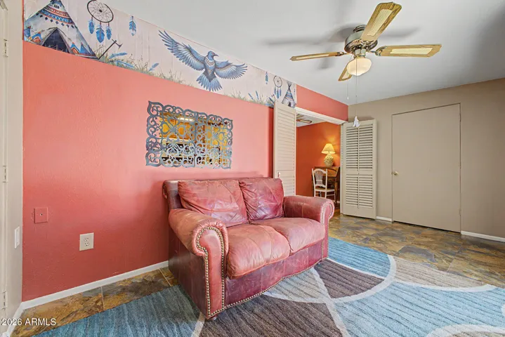 Arizona Room with large storage closet