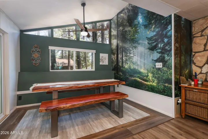 Large dining area