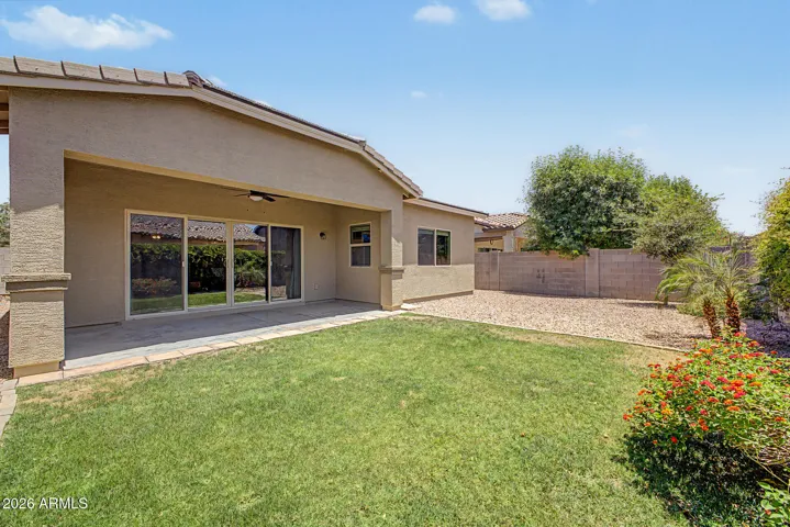Private Lot with grass backyard.