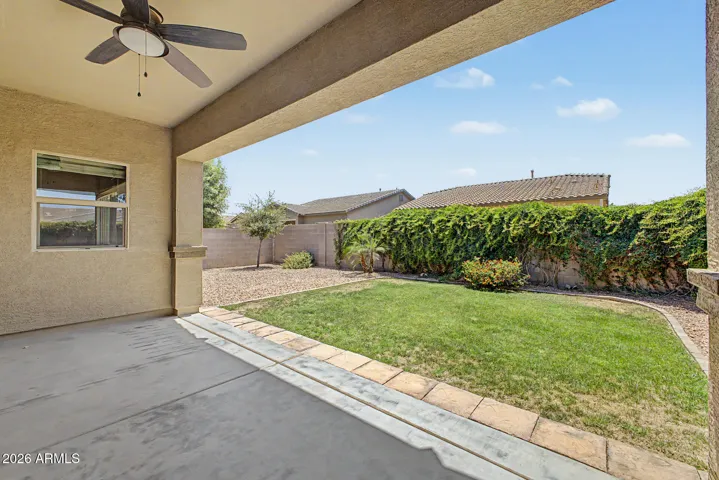 Large Covered Patio!