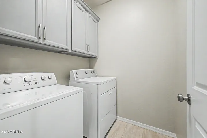 Inside Laundry Room.