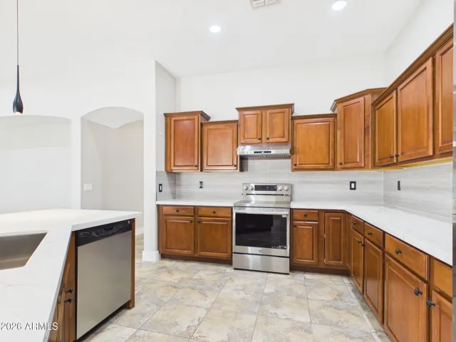 Custom cabinets throughout