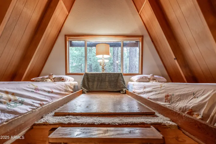 Sleeping Loft in original A-Frame