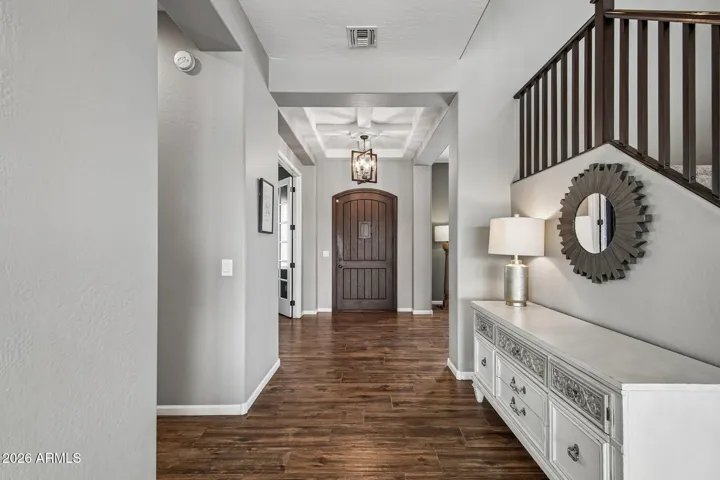 View of front door