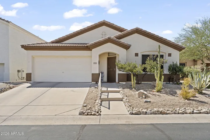 Fresh and clean with new landscaping rock for that manicured look