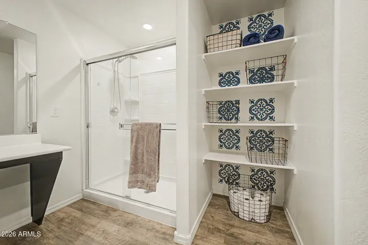 Additional Storage in Primary Bathroom