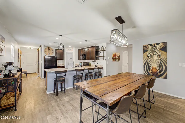 The Large Dining area is perfect for entertaining and gathering with Family and Friends.