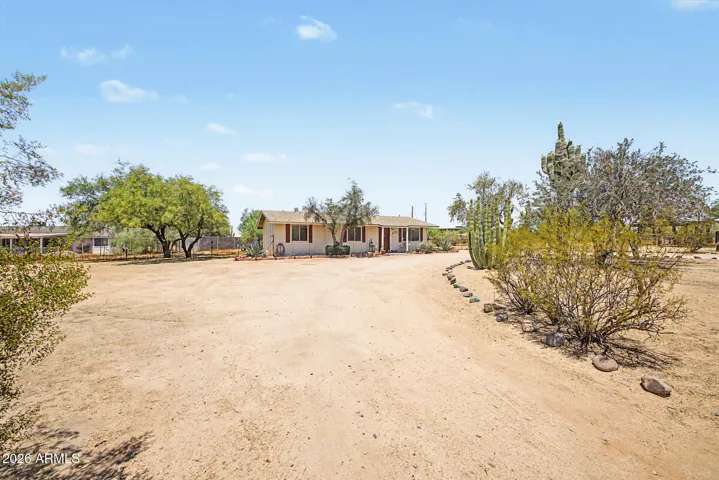 Circlular driveway from West
